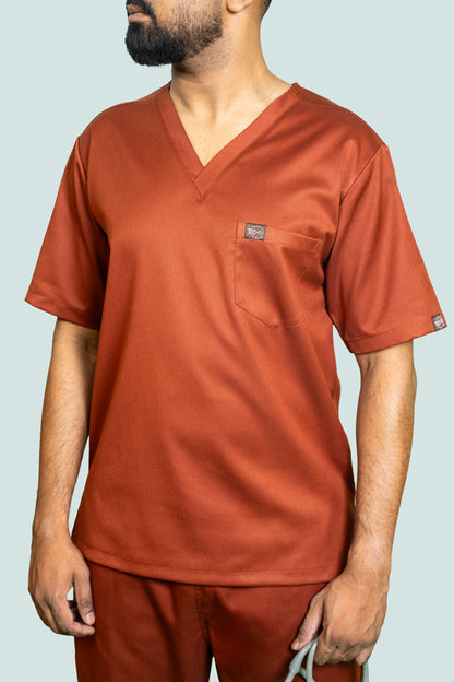 rusty brown