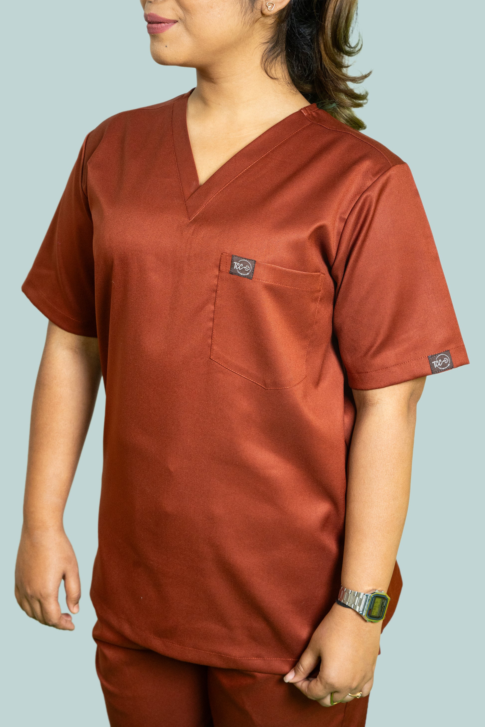 rusty brown